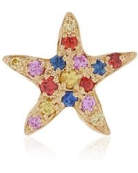 Yvonne Léon - 18k Gold Sapphire Single Earring - Lyst