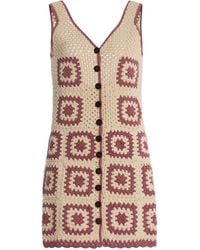 Akoia Swim - Exclusive Baia Crocheted Cotton Mini Dress - Lyst