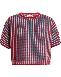Escvdo - Mito Knit Cotton Top - Lyst