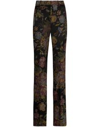 Ralph Lauren - Wrigley Ii Floral Stretch-Silk Pants - Lyst