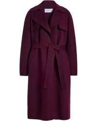 Michael Kors - Belted Virgin-Wool Trench Coat - Lyst