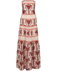 Johanna Ortiz - Another Chance Printed Linen Maxi Dress - Lyst