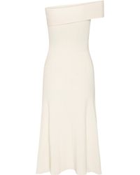 Anna Quan Cotton Sabrina Ribbed-knit Midi-dress in Pink | Lyst Canada