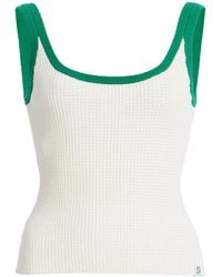 Jonathan Simkhai - Rayne Knit Cotton-Blend Tank Top - Lyst