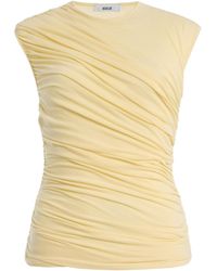 Agolde - Ester Twist Jersey Tank Top - Lyst