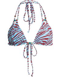 Bondeye - Tonya Reversible Bikini Triangle Top - Lyst