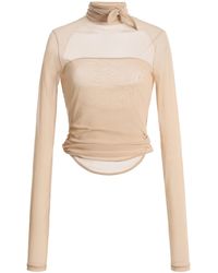 Lemaire - Ballerina Tulle Scarf Top - Lyst