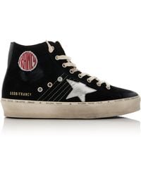 Golden Goose - Hi Francy Suede Platform Sneakers - Lyst