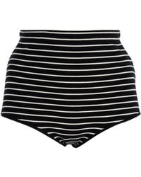 Frankie Shop - Alissa Striped Knit Briefs - Lyst