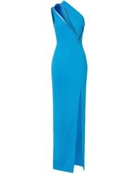 Greta Constantine - Cocoros One-Shoulder Cady Maxi Dress - Lyst