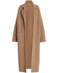 Totême - Ribbed-knit Wool Cardigan Coat - Lyst