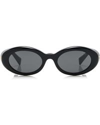 Miu Miu - Round-Frame Acetate Sunglasses - Lyst