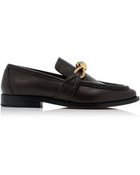 Bottega Veneta - Astaire Leather Loafers - Lyst