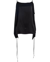The Row - Koray Silk Satin Top - Lyst