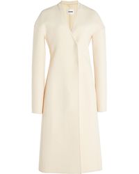 Jil Sander - Long Wool Coat - Lyst