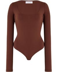 Michael Kors - Jersey Scoop-neck Bodysuit - Lyst