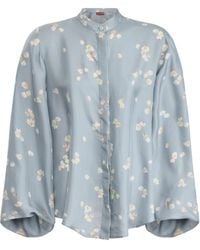 Altuzarra - Magee Printed Silk Shirt - Lyst