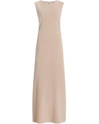 Birrot - Lay2 Draped Crepe Midi Dress - Lyst