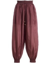Zimmermann - Aster Silk Harem Pants - Lyst