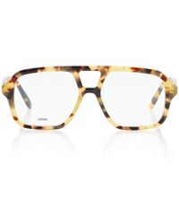 Loewe - Slim Square-Frame Acetate Optical Glasses - Lyst