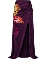 Andrés Pajón - Neroli Printed Maxi Skirt - Lyst