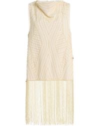 Sea - Carlotta Embellished Cotton-Blend Top - Lyst