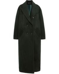 Sergio Hudson - Oversized Double-Breasted Wool-Cashmere Coat - Lyst