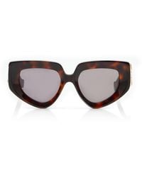 Loewe - Anagram Square-Frame Acetate Sunglasses - Lyst