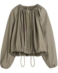 TOTEME - Gathered Parachute Shell Coat - Lyst