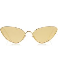 Loewe - Shooting Star Cat-eye Metal Sunglasses - Lyst