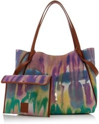Christian Louboutin - Bettina Large Tie-Dyed Canvas Tote Bag - Lyst