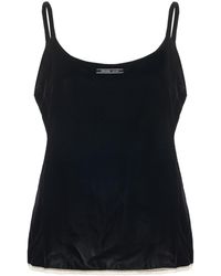 Prada - Velvet Cami Top - Lyst