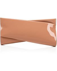Christian Louboutin - Loubitwist Multi Patent Leather Clutch - Lyst