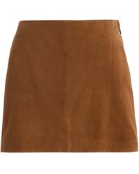 Arma - Exclusive Melody Suede Mini Skirt - Lyst