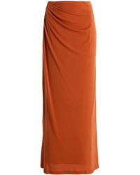 Significant Other - Priya Draped Jersey Maxi Skirt - Lyst