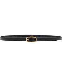 TOTEME - Slim Leather Belt - Lyst