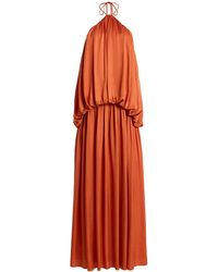 Third Form - Dreamt Satin Maxi Halter Dress - Lyst