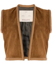 Giuliva Heritage - The Lia Suede Vest - Lyst