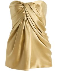 TOVE - Eden Draped Silk Top - Lyst