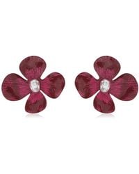 Cult Gaia - Lucky Metal And Faux Pearl Earrings - Lyst