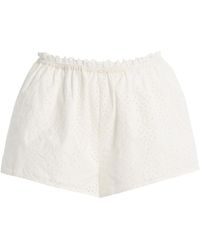 Posse - Harriet Cotton Shorts - Lyst