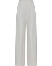 ANDRES OTALORA - Hilo Interior Mid-Rise Wide-Leg Pants - Lyst
