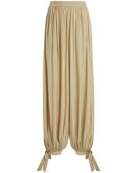 Chloé - Washed Satin Bloomer Pants - Lyst