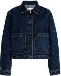FRAME - The Patch Pocket Denim Jacket - Lyst