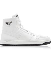 Prada - Logo High Top Sneaker - Lyst