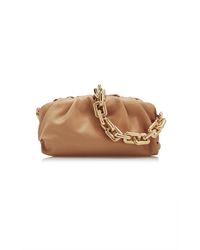 Bottega Veneta - The Chain Pouch Leather Clutch - Lyst