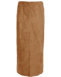 Proenza Schouler - Nadia Suede Maxi Skirt - Lyst