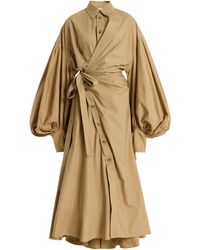 Zimmermann - Rebellion Cotton Poplin Midi Dress - Lyst