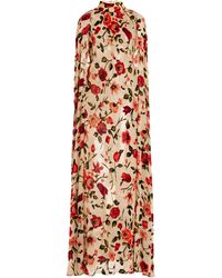 Rodarte - Floral Velvet Devore Gown - Lyst