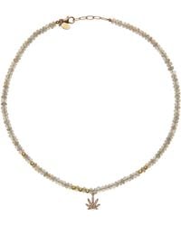 Joie - Sunset Dope Diamond 18k And 14k Yellow Gold Necklace With Labradorite - Lyst